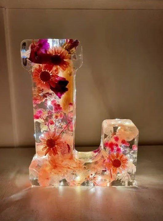 Handmade Floral Night Light for a Dreamy Ambiance