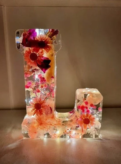 Handmade Floral Night Light for a Dreamy Ambiance