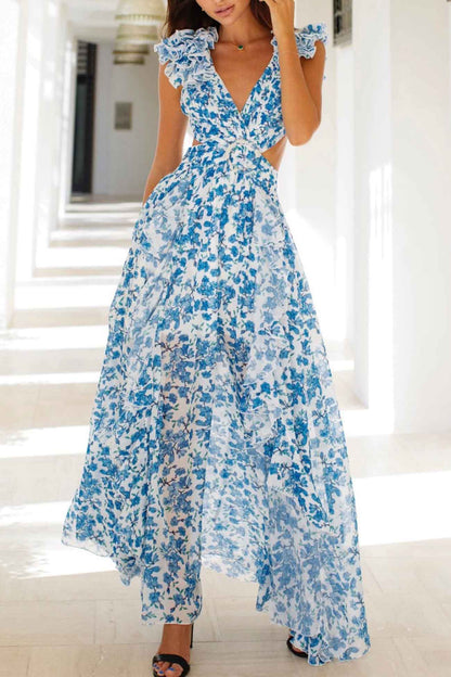 Iwona | Maxi Dress with Cutout