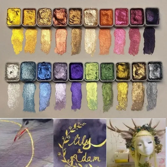 Kolorful Powder Mineral Pearl Pigment Art Watercolor