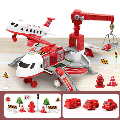 Kids Airport Playset Toy Vehicle Set
