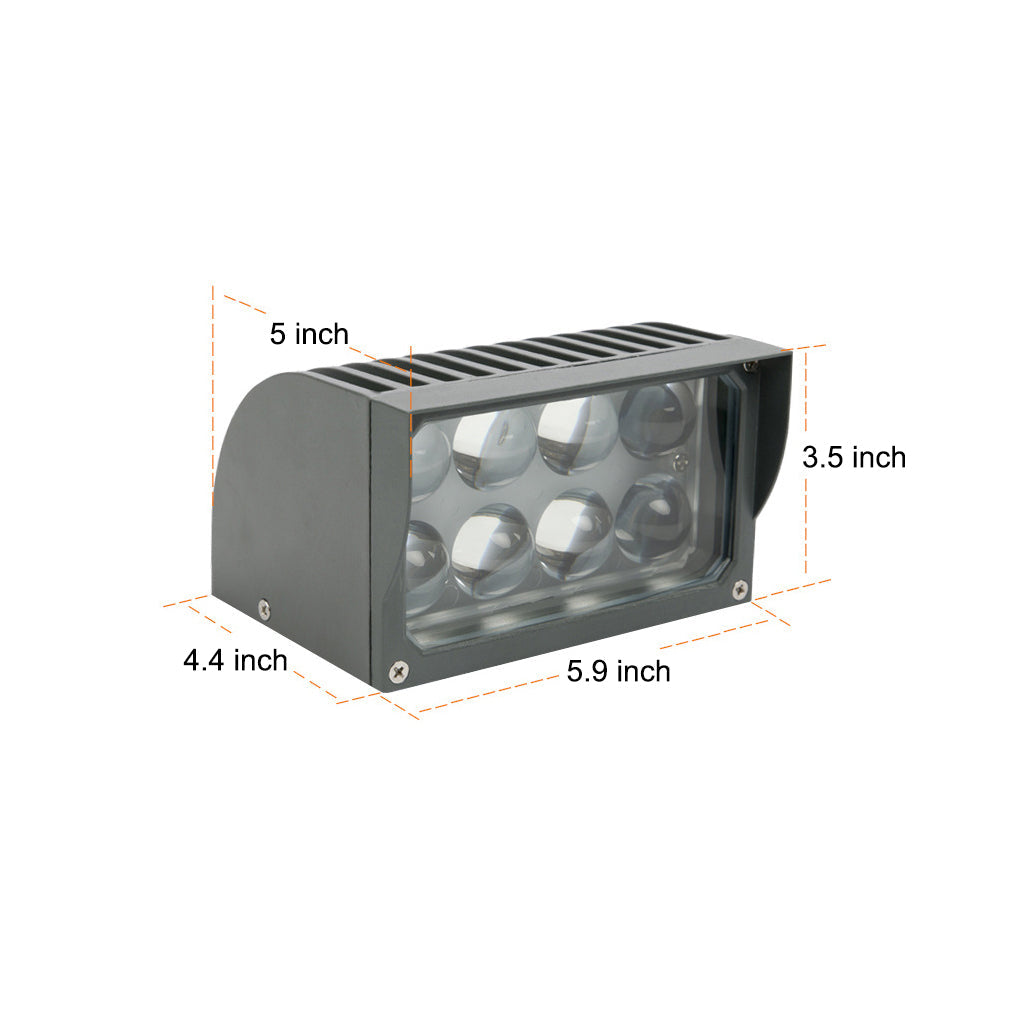 Outdoor Wall Light Modern Waterproof LED Spotlight