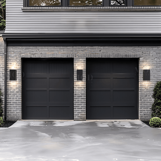 Wall Light Black Modern Outdoor Stainless Steel