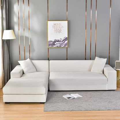Elastic Sofa Cover Made of Velvet