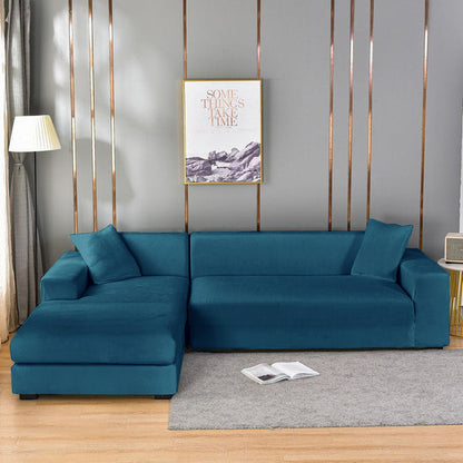 Elastic Sofa Cover Made of Velvet