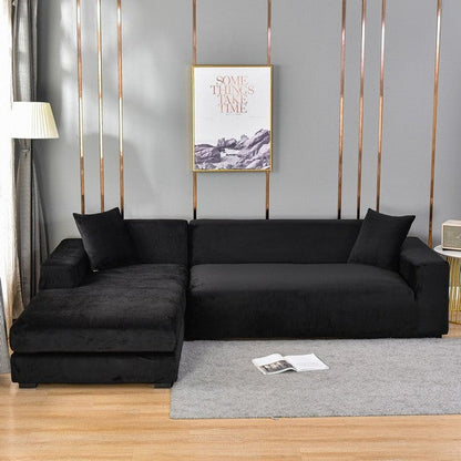 Elastic Sofa Cover Made of Velvet