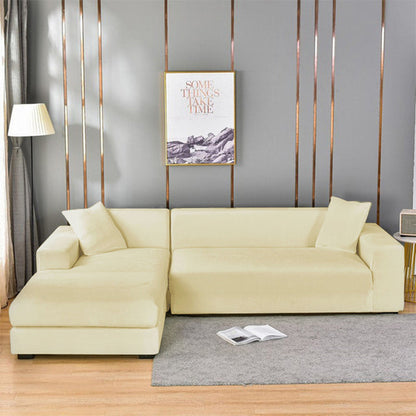 Elastic Sofa Cover Made of Velvet