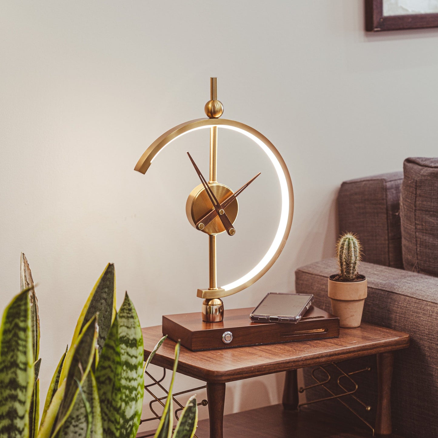 Modern LED Desk Lamp with Wireless Charger