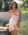 Aniela | Floral Mini Chiffon Dress