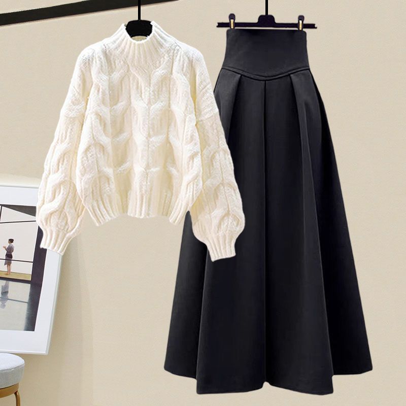 Rubab - Knitted Sweater and Skirt Set – Cozy & Elegant