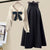 Black with Ribbon Sweater