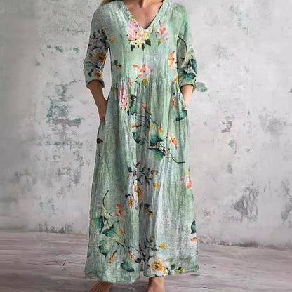 Moira | Timeless Floral Maxi Dress