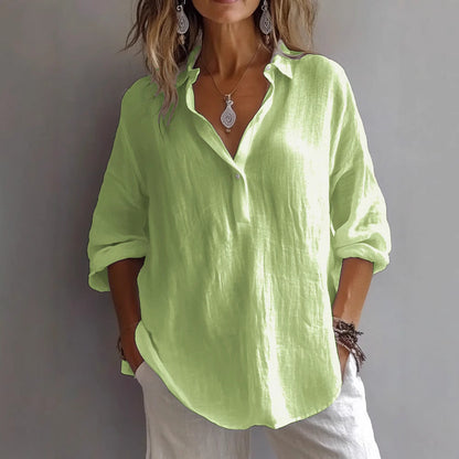 Magda | Effortless V-Neck Blouse