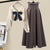 Brown with Ribbon Sweater