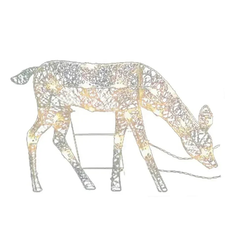 Christmas Lights Outdoor Reindeer Decoration Set