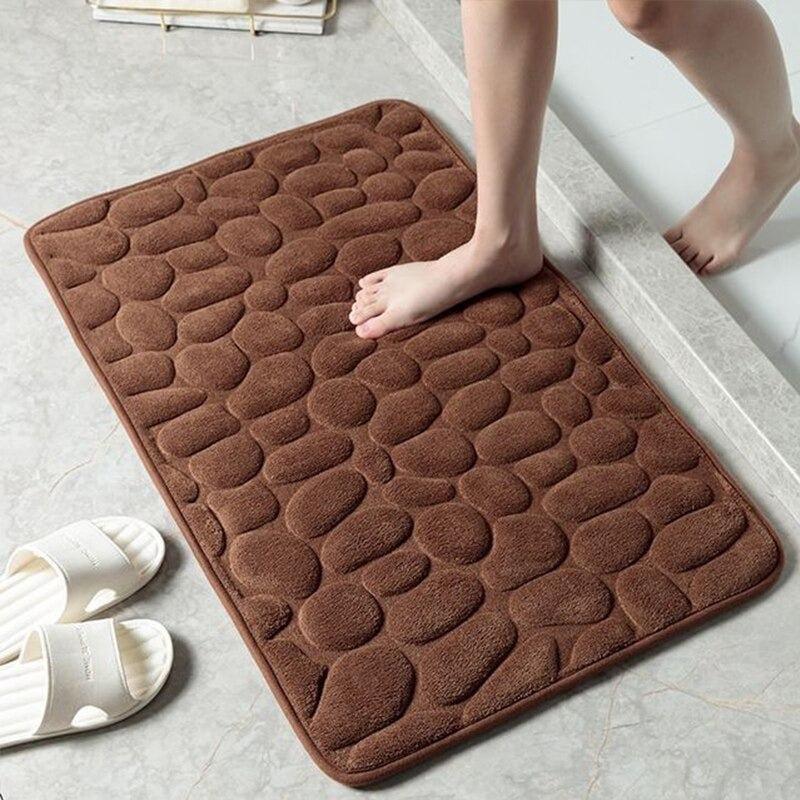 StonyStep™ Water-Absorbing Cobblestone Anti-Slip Mat
