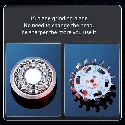 Electric Shaver Compact Waterproof Travel Groomer