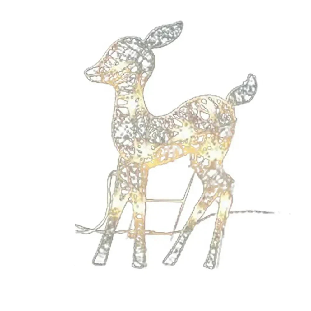 Christmas Lights Outdoor Reindeer Decoration Set