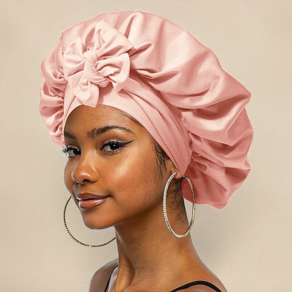 Luxurious Silk Sleep Cap - Protection and Comfort for Your Hair at Night