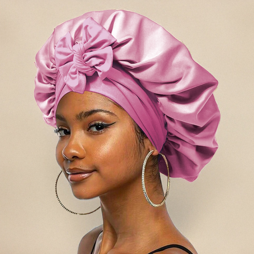 Luxurious Silk Sleep Cap - Protection and Comfort for Your Hair at Night