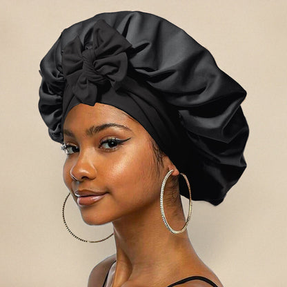 Luxurious Silk Sleep Cap - Protection and Comfort for Your Hair at Night