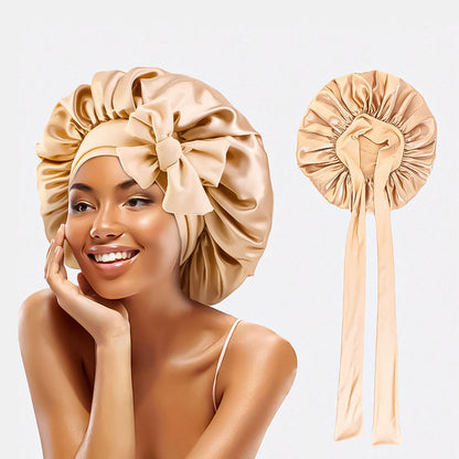 Luxurious Silk Sleep Cap - Protection and Comfort for Your Hair at Night