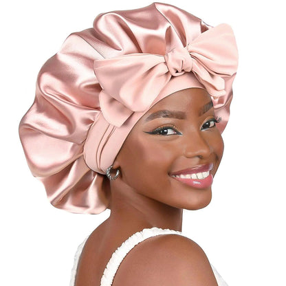 Luxurious Silk Sleep Cap - Protection and Comfort for Your Hair at Night