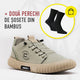GREEN + TWO PAIRS OF BAMBOO SOCKS