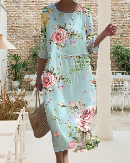 Kaye | Elegant Floral Dress