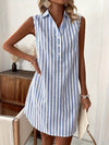 Sandrine | Striped Sleeveless Dress