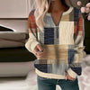 Tasia Casual Sweatshirt with Color Blocks