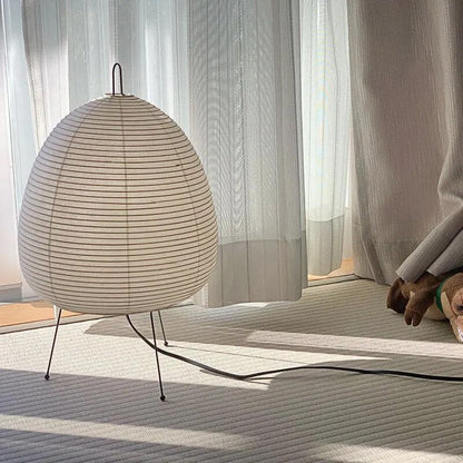 Table Lamp Japanese Paper LED Modern Light