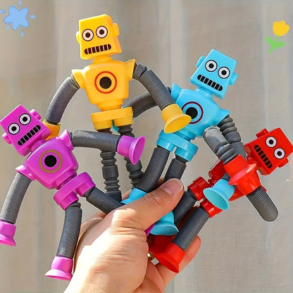 Kids Robot Suction Tube Sensory Toy