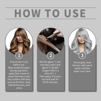 LuxeSilver Hair Color - Professional Results at Home
