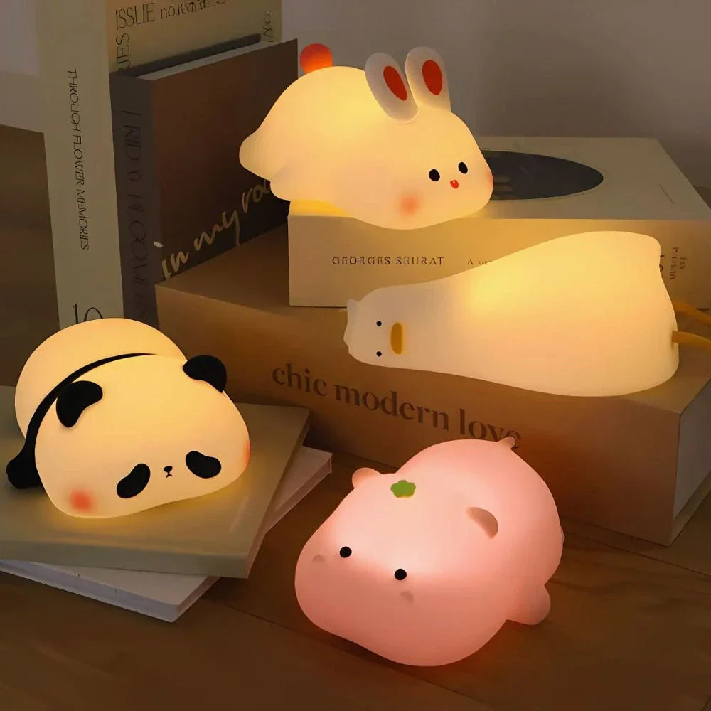 Cute Animal Silicone Night Light