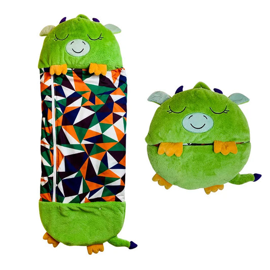 Kids Cuddle Cushion Plush Sleeping Bag