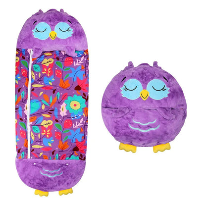 Kids Cuddle Cushion Plush Sleeping Bag