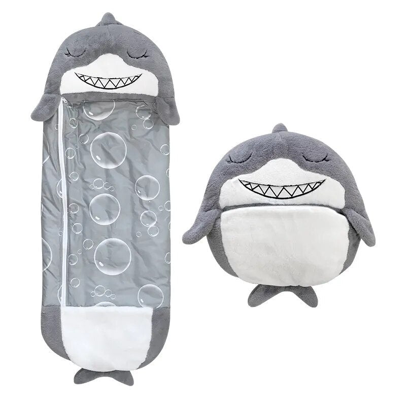 Kids Cuddle Cushion Plush Sleeping Bag