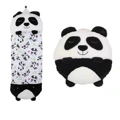 Kids Cuddle Cushion Plush Sleeping Bag