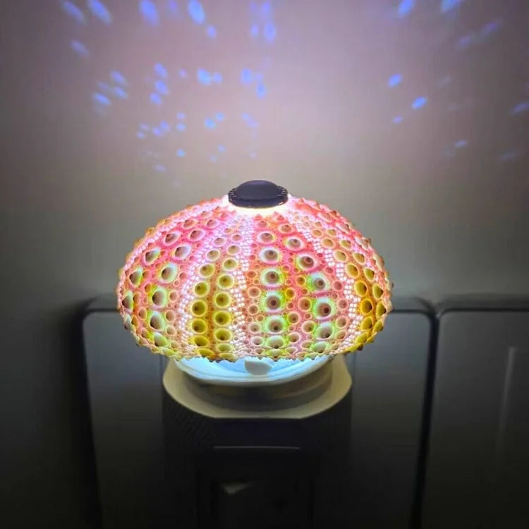 Table Lamp with Vintage Glass Dome Design