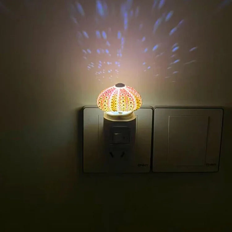 Table Lamp with Vintage Glass Dome Design