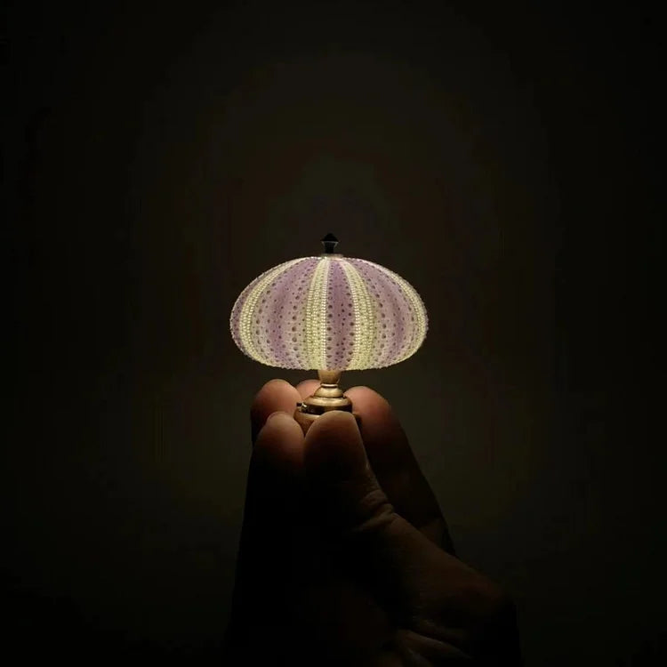 Table Lamp with Vintage Glass Dome Design