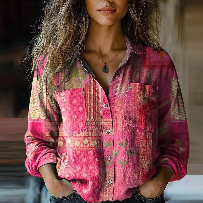 Tate | Casual Printed Blouse
