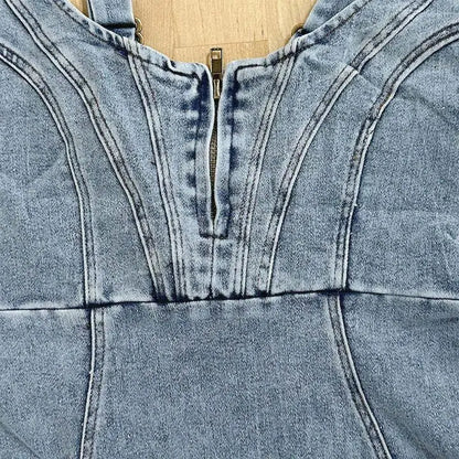 Mirabella - Denim Dress with Adjustable Straps