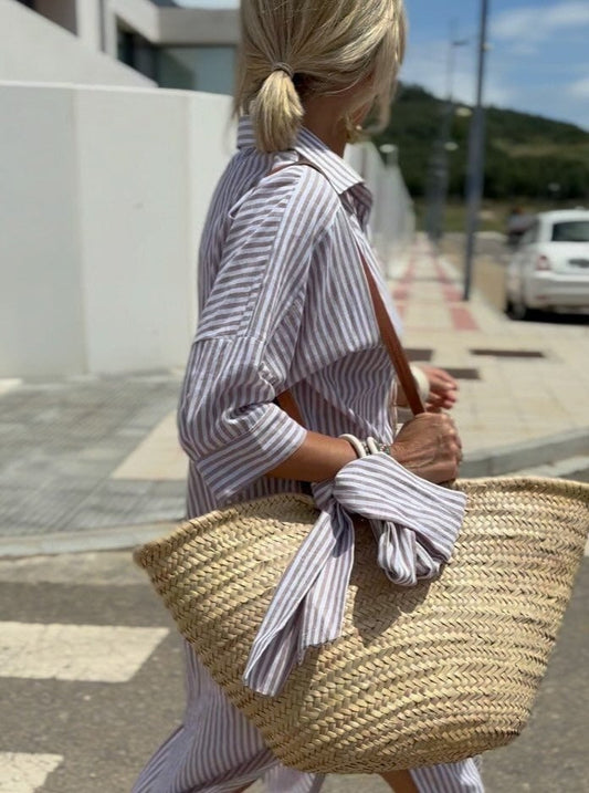 Veronica Classic Striped Shirt