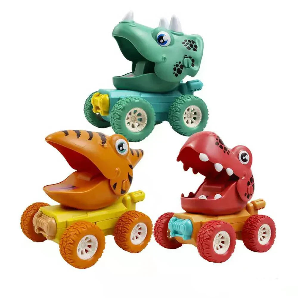 Kids Dinosaur Toys Monster Truck Set
