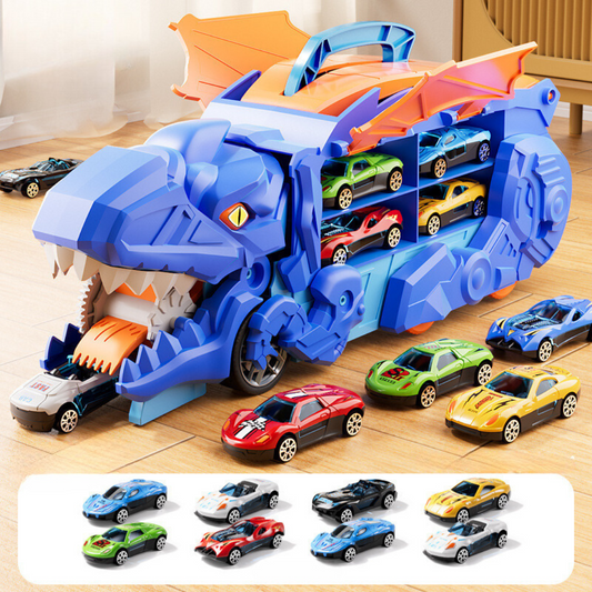 Toy Car Dinosaur Transforming Truck Playset