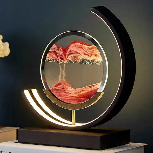 Table Lamp Modern LED Sand Art Light