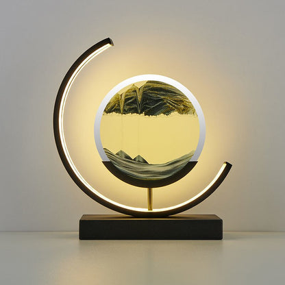Table Lamp Modern LED Sand Art Light