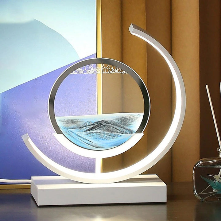 Table Lamp Modern LED Sand Art Light